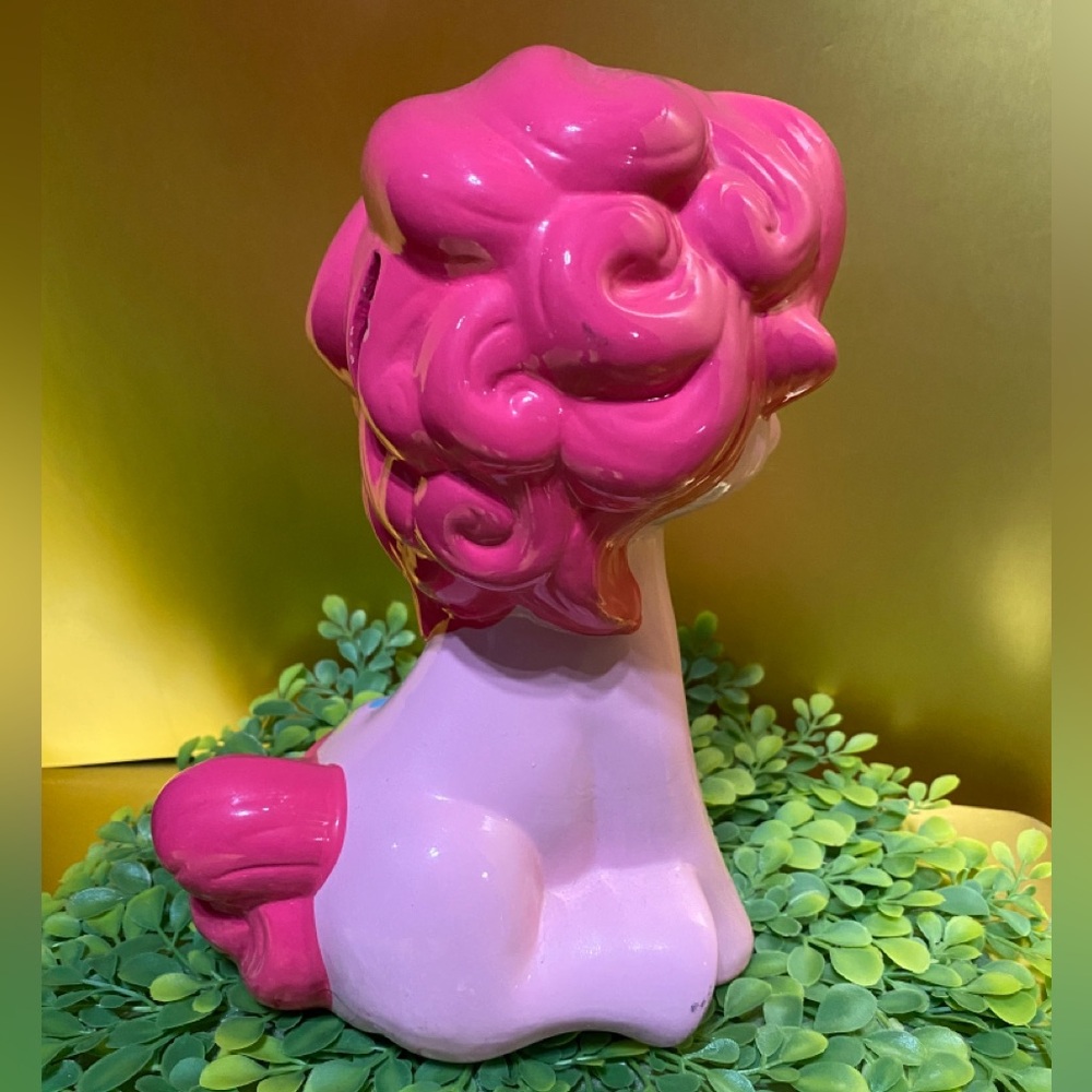 MY LITTLE PONY VTG 2014 PINKIE PIE PONY COLLECTIBLE CERAMIC COIN BANK 9.5” - Picture 8 of 15